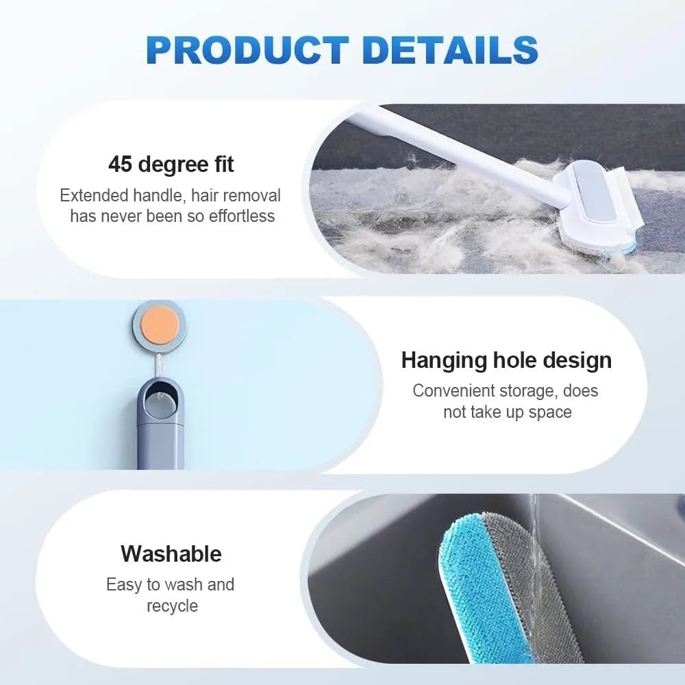DOGHAUS FUR LIFT Reusable Pet Hair Remover | Extended Handle | No Lint Sheets