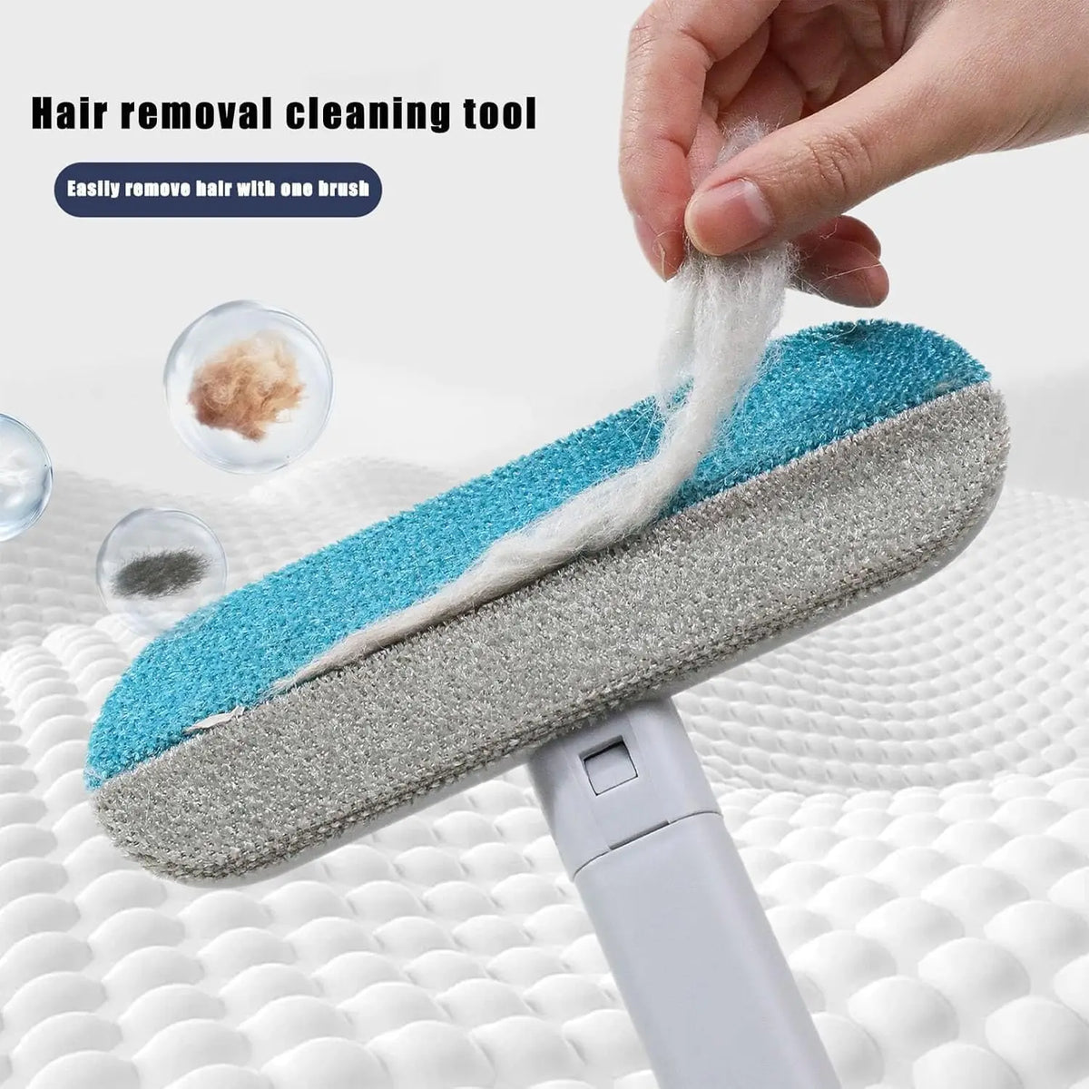 DOGHAUS FUR LIFT Reusable Pet Hair Remover | Extended Handle | No Lint Sheets